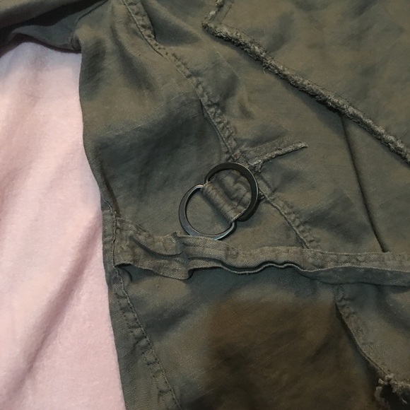 C Free People Raw Femme Linen Jacket - Picture 7 of 8